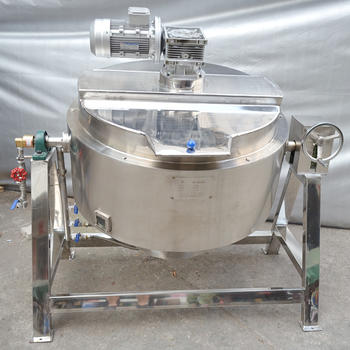 Gas Heating Titled Jacketed Kettle For Chilli/Sauce