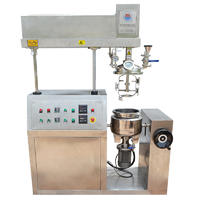 1-50L Vacuum Emulsifier With Hydraulic Lifting System For Sauce Material