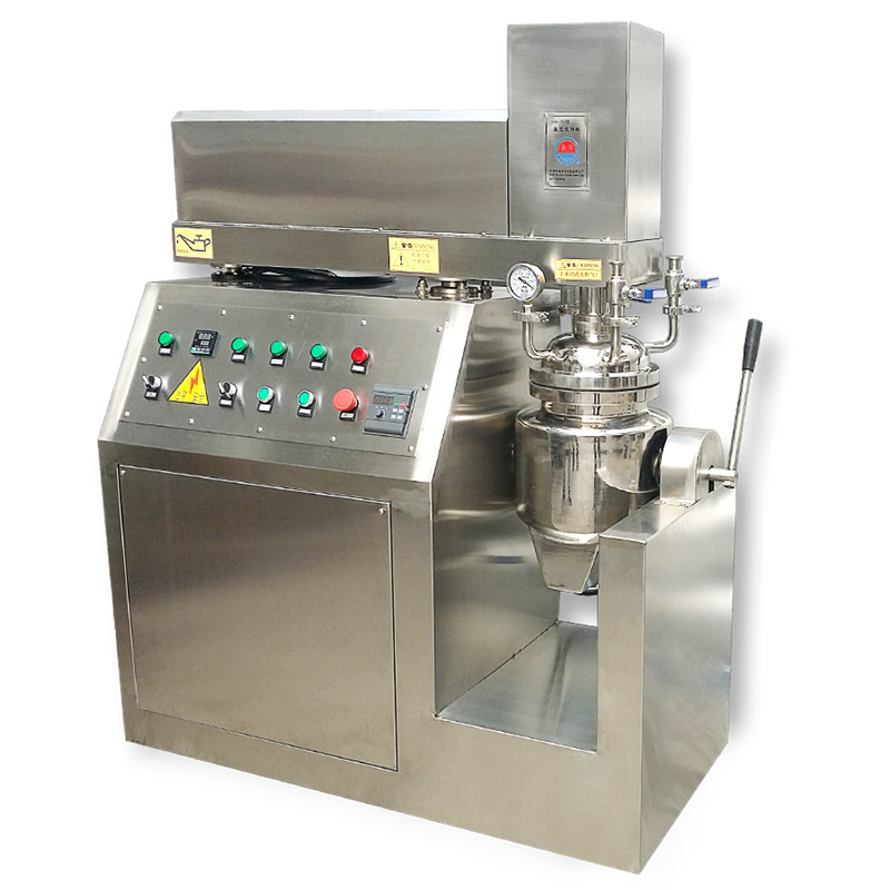 Supply Vacuum Stirring Equipment With Automatic Lifting System For Cream Material