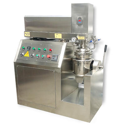 Supply Vacuum Stirring Equipment With Automatic Lifting System For Cream Material